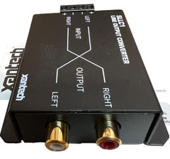 XanTech SLLC1, Speaker Level input (35w max) to RCA Stereo Female Output-NEW