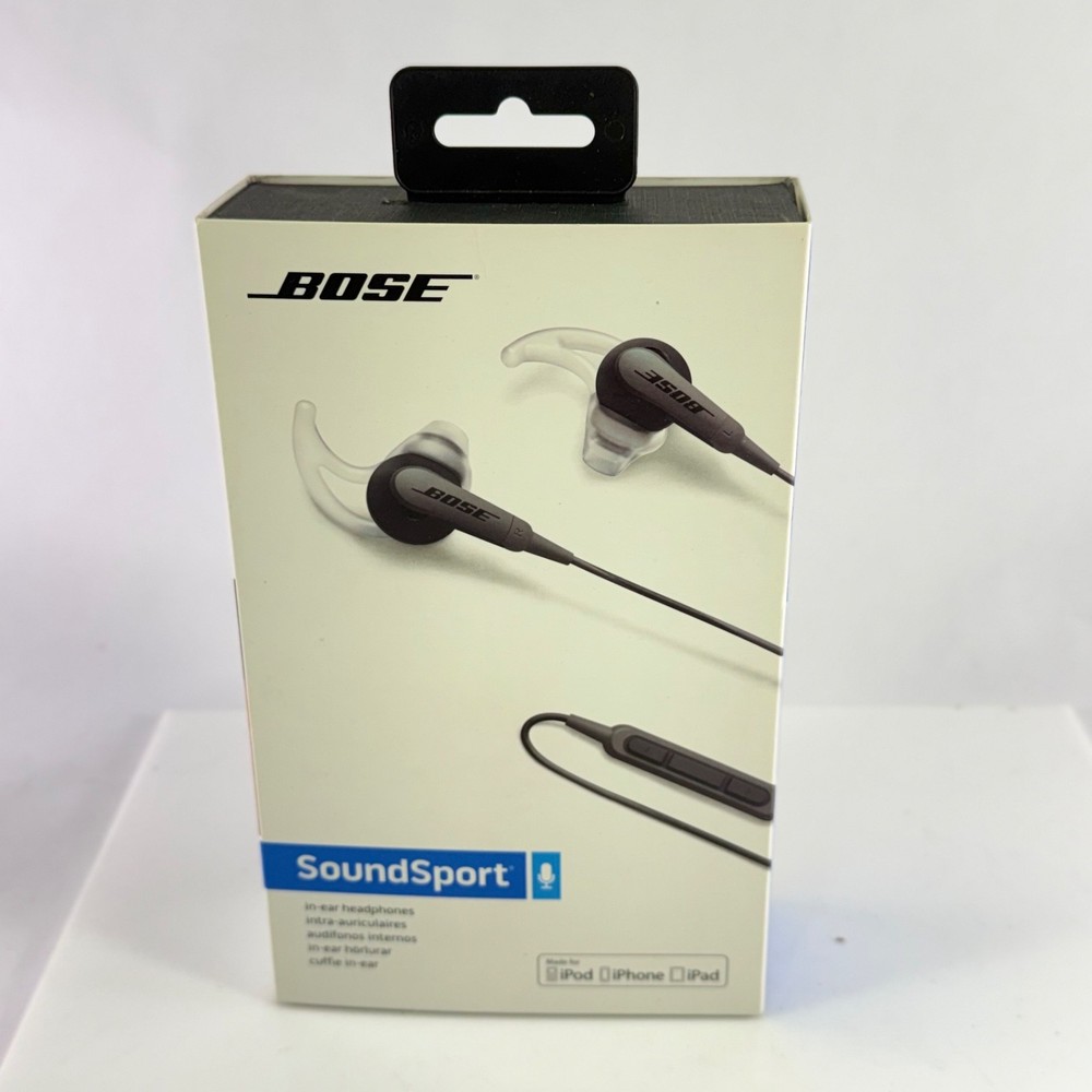 Bose SoundSport In-Ear Headphones Power Red Apple iOS MFi Open Box Complete