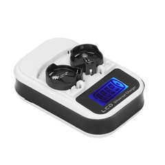 1PCS 3.6V LCD Button Battery Charger US Plug For LIR2016 LIR2025 LIR2032 K