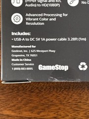 GameStop component to HD Converter 1080P Geeknet Brand New Plug And Play