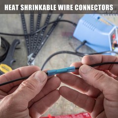 320/500pcs Heat Shrink Butt Wire Connectors Waterproof Crimp Splice Terminal Kit