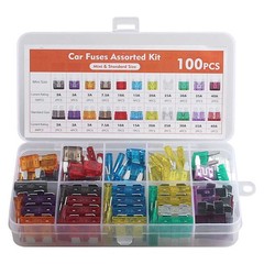 168X Car Blade Fuse Assortment Assorted Kit Blade Set Auto Truck Automotive