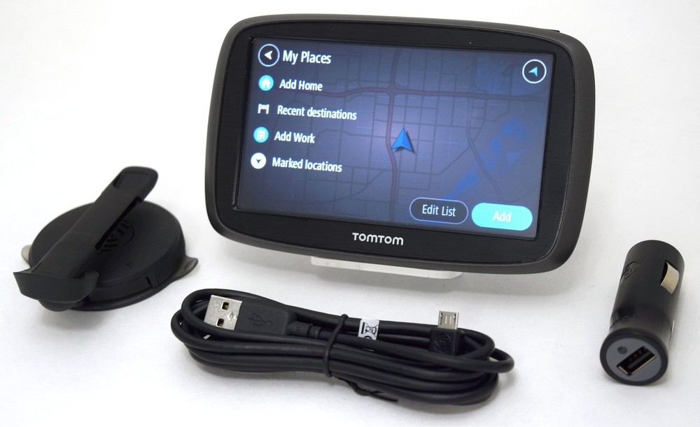 TomTom GO 50 Portable GPS Car Vehicle U.S.A. Navigation Voice LIFETIME USA Maps