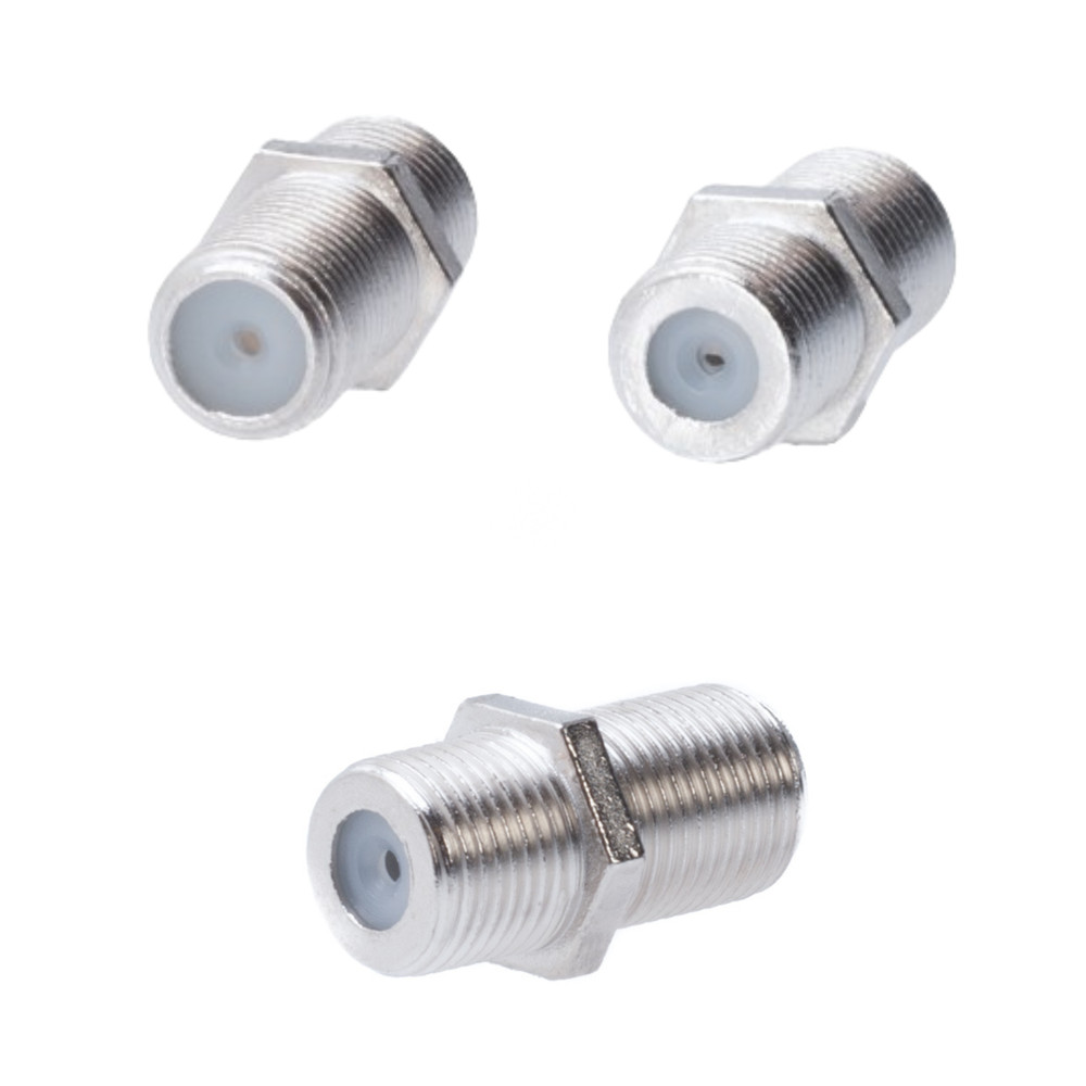 5 x F Type Coupler Adapter Connector Female 1 GHz F81 RG6 Coaxial Cable