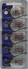 25 Maxell 377 SR626SW SR626 V377 SR66 Watch Battery 0%Mercury