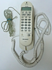 Vintage SONY IT-ID20 White STREAM PHONE Caller ID with Call Waiting Landline