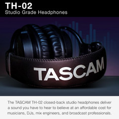 TH 02 Professional Studio Monitor Headphone Wired Over Ear For Recording Podcast