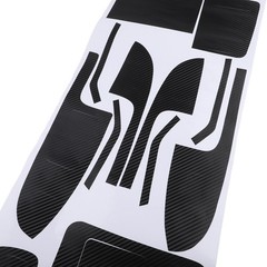 Interior Center Console Carbon Fiber Molding Sticker Decals For Accord 7th