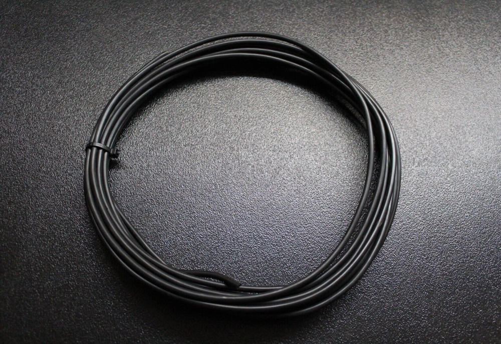 10 GAUGE WIRE 25 FT BLACK PRIMARY STRANDED COPPER AUTOMOTIVE POWER BATTERY AWG