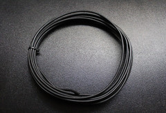10 GAUGE WIRE 25 FT BLACK PRIMARY STRANDED COPPER AUTOMOTIVE POWER BATTERY AWG