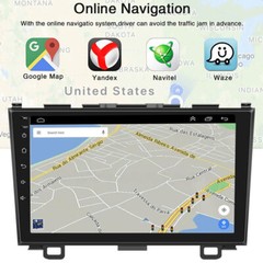 For Honda CRV 2007-2011 Android 15 Apple Carplay Car Stereo Camera Radio GPS BT