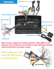 Apple Carplay For Toyota Corolla 2009-2013 Car Stereo Radio Android 15 GPS WIFI