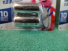 2-Packs Energizer Lithium 123 Batteries 4 Total 12-2033 + Free Shipping