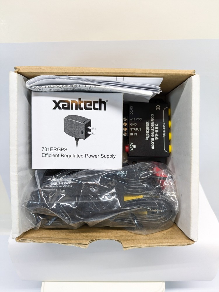 Xantech 789-44 Connecting Block & Powercord + 29110D IR Receiver All NEW NIB