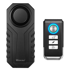 113dB Bike Alarm Wireless Vibration Motion Sensor Waterproof Motorcycle Alarm…