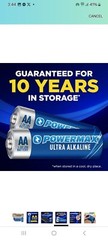 POWERMAX, 24-Count AA Batteries, Ultra Long Lasting Alkaline Battery, 10-Years
