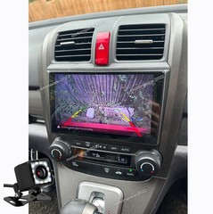 Apple Carplay Android 15 Car Stereo Radio GPS Navi + Cam For Honda CRV 2007-2011