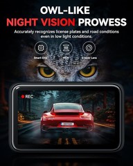 REDTIGER F4 32GB Dash Cam Front & Rear 4K Dash Camera 5.8GHz WiFi 2″Touch Screen