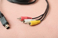 10 Pin S-Video DIN Male To 3 RCA Male AV Audio Video Adapter Cable DirecTV AT&T