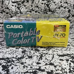 CASIO JY-70 LCD COLOR TV Mini Pocket Portable Television – Sealed With Rip