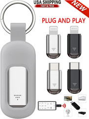 Portable OTG Smart Phone IR Infrared Remote Control Adapter For Android iOS APP✔