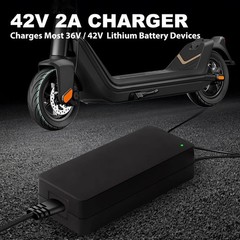 UL Listed 42V 2A Adapter Charger For E-Glide SS Electric 36V Lithium Power Cord