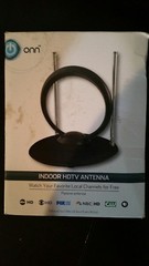 Onn Indoor HDTV Passive Antenna FM UHF VHF HD WATCH FREE CHANNELS HOME OFFICE