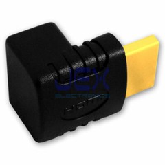 High Quality HDMI Right Angle Elbow Connector Male to Female Gold Plated