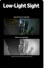 Ring Outdoor Cam Plus, Battery (newest model), 2K security camera, Black New