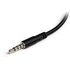 StarTech.com Headset Adapter, Microphone and Headphone Male to Female, Black
