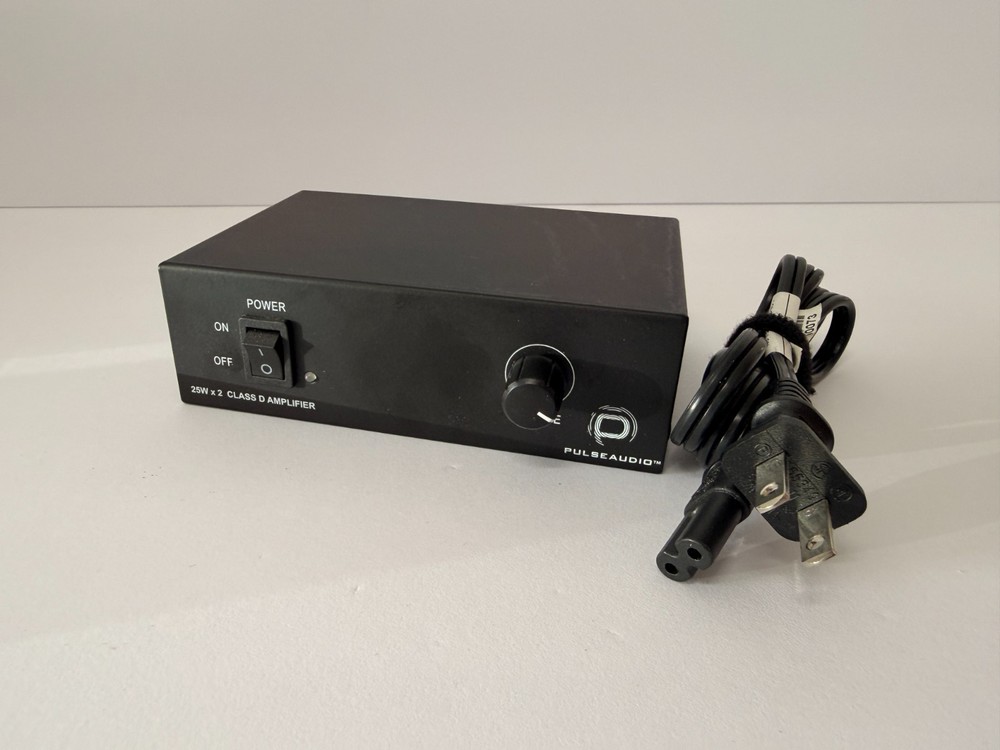Vanco PA2X25 PulseAudio 2 Channel Class D Amplifier 25W