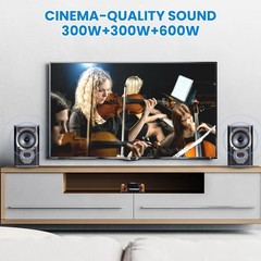 2.1 Channel Bluetooth Amplifier Board, 300W x2 Stereo Class D Home Audio Amp …