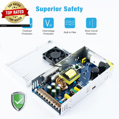 12V 50A 600W Universal Power Supply AC 110V/220V to DC 12V Regulated Switching P