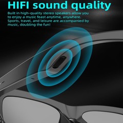 Wireless Bluetooth Glasses Music Headset Hands-free Calls Smart Audio Sunglasses
