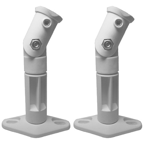 White – 2 Pack Lot – Universal Wall or Ceiling Speaker Mounts Brackets fits BOSE