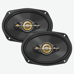 Pioneer TS-A6991F 6 x 9″ 120W RMS Power 5-Way 4 Ohms Coaxial Car Speakers (PAIR)