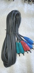 COMPONENT VIDEO CABLE 3 RCA 6 FT RGB HDTV DVD VCR NEW / FREE SHIP!