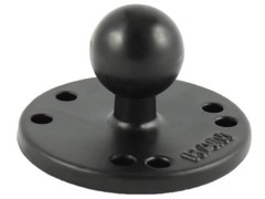 RAM-B-202U RAM Mounts 1-Inch Ball with 2.5″ Round Base w/ AMPS Hole Pattern