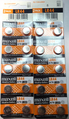 20 PACK LR44 MAXELL ALKALIN A76 L1154 AG13 357 (GOOD EXPIRE 10/32) FREE TRACKING