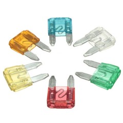 Car Automotive In-Line Mini Blade Fuse Holder 12V 20A + 5/10/15/20/25/30A Fuses
