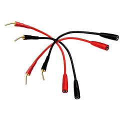Pin Plugs to 4mm Female Banana Jack Speaker Audio Cable, 6 Inches Banana Plug…