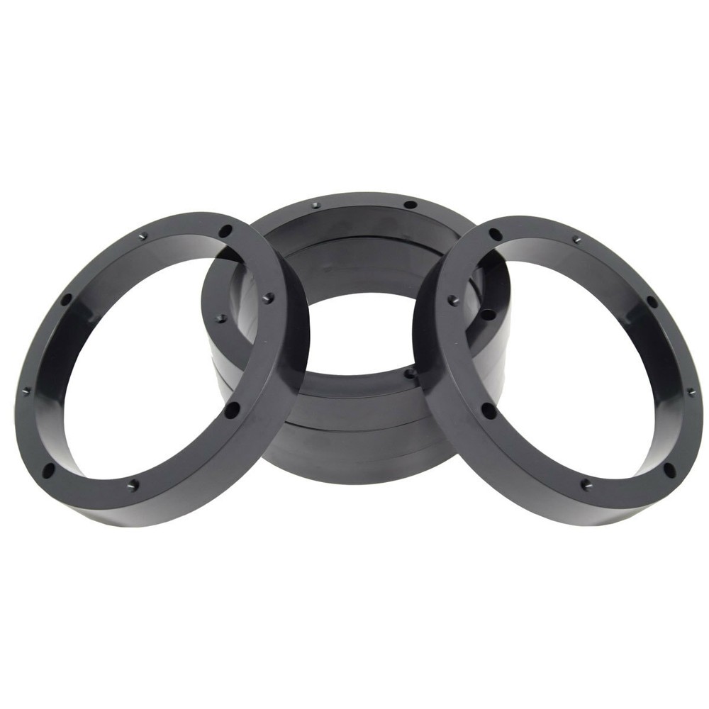 3 Pair 8.5″ Plastic Speaker Spacer Rings Subwoofer Custom Mounting Adapter