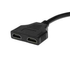 HDMI Port Male to Female 1 Input 2 Output Splitter Cable Adapter Converter 1080P
