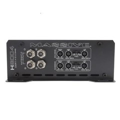 MASSIVE AUDIO H8004 HIPPO DIGITAL 4-CHANNEL CAR AMPLIFIER AMP 125W RMS x 4 @ 4Ω