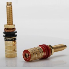 CMC HiFi Audio Gold Plated Binding Post Brass Banana Jack Socket Female Terminal