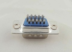 10x VGA Male Plug Socket DB15 15-Pin D-SUB 3 Rows Solder Type Connector Adapter