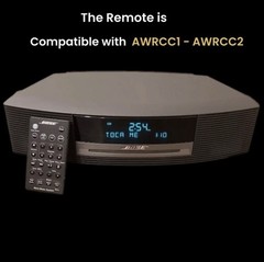 Bose Wave Music System Remote for AWRCC1, AWRCC2, III with New Battery Installed
