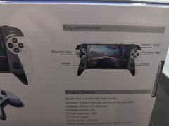 X-9 Black Hawk 5.5 In Large Screen Handheld Game system