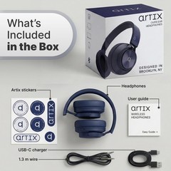 Wireless Headphones Over Ear, 40 Hours Playtime, Bluetooth V6.0 – HiFi Stereo