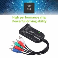 Component YPbPr to HDMI TV Adapter RGB Converter Adapter R / L Audio Output